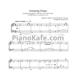 Ноты David Nevue - Amazing Grace - предпросмотр