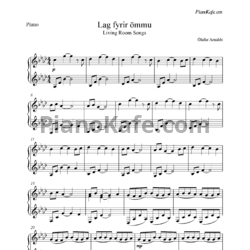 Ноты Olafur Arnalds - Lag Fyrir Ommu - предпросмотр