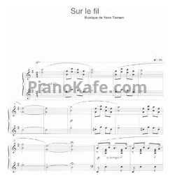 Ноты Yann Tiersen - Sur le fil - предпросмотр