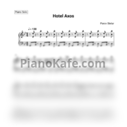 Ноты Parov Stelar - Hotel Axos (Piano solo) - предпросмотр