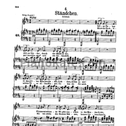 Ноты Франц Шуберт - Stadchen - предпросмотр