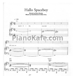 Ноты David Bowie - Hello spaceboy - предпросмотр