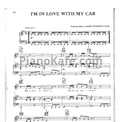 Ноты Queen - I'm in love with my car - предпросмотр