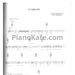 Ноты Roy Orbison - In dream - предпросмотр