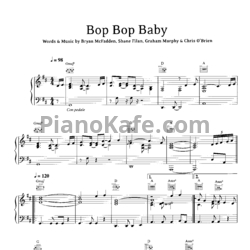 Ноты Westlife - Bop bop baby - предпросмотр