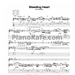 Ноты Jimi Hendrix - Bleeding heart - предпросмотр