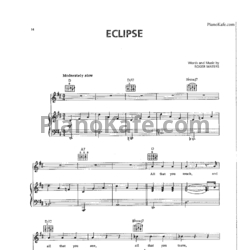 Ноты Pink Floyd - Eclipse - предпросмотр