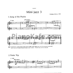 Ноты Манфред Шмитц - Mini Jazz 3 (Книга нот) - предпросмотр