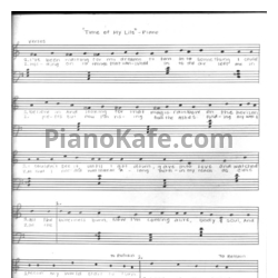 Ноты David Cook - The time of my life