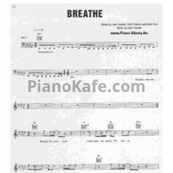 Ноты Prodigy - Breathe