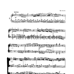 Ноты Муцио Клементи - Соната до мажор (Op. 36, №3) - предпросмотр