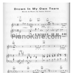 Ноты Ray Charles - Drown in my own tears - предпросмотр