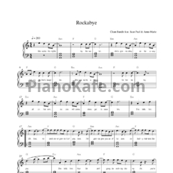 Ноты Clean Bandit feat. Sean Paul & Anne-Marie - Rockabye (Версия 2) - предпросмотр