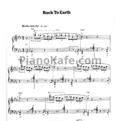 Ноты Dave Brubeck - Back to tarth - предпросмотр