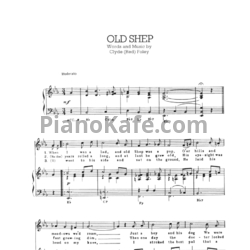 Ноты Elvis Presley - Old shep - предпросмотр