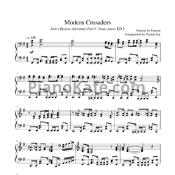 Ноты Enigma - Modern crusaders