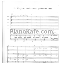 Ноты Франсис Пуленк - Кантата Stabat mater - предпросмотр