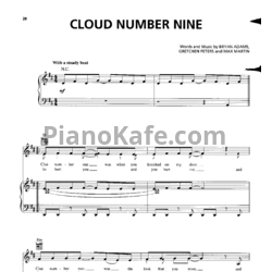 Ноты Bryan Adams - Cloud number nine (Версия 2) - предпросмотр