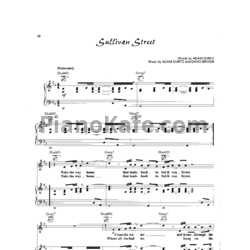 Ноты Counting Crows - Sullivan street - предпросмотр