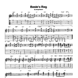 Ноты George Benson - Basie's bag - предпросмотр