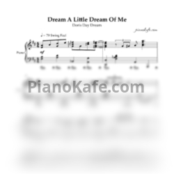 Ноты Doris Day - Dream a little dream of me