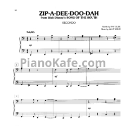 Ноты Allie Wrubel - Zip-a-dee-doo-dah (для 2 фортепиано) - предпросмотр