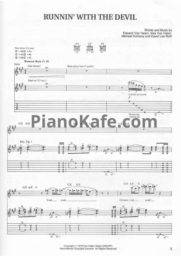 Ноты Van Halen - Anthology (Книга нот) - PianoKafe.com