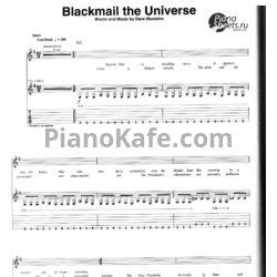 Ноты Megadeth - The system has failed (Книга нот) - предпросмотр