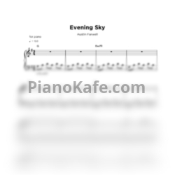 Ноты Austin Farwell - Evening sky