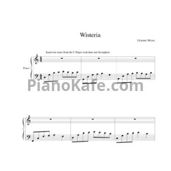 Ноты Edward Weiss - Wisteria - предпросмотр