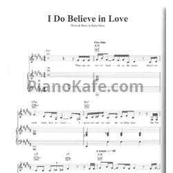 Ноты Katie Melua - I do believe in love - предпросмотр