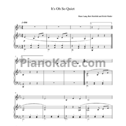 Ноты Bjork - Oh so quiet