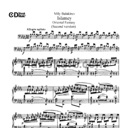 Ноты М. Балакирев - Islamey (Oriental fantasy) - предпросмотр