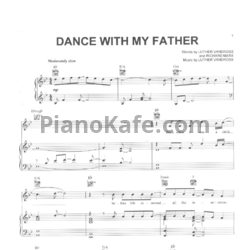 Ноты Luther Vandross - Dance with my father