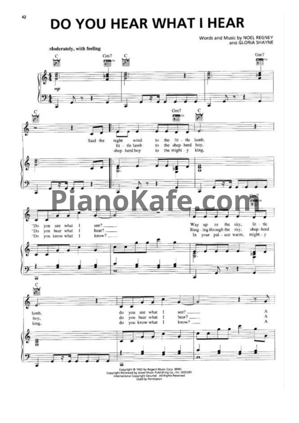 Ноты Carrie Underwood - Do you hear what I hear - PianoKafe.com