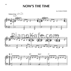 Ноты Charlie Parker - Now's the time