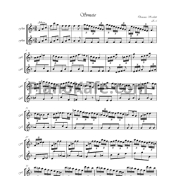 Ноты Д. Скарлатти - Соната K6 - предпросмотр