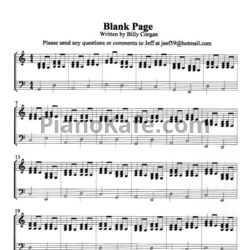 Ноты The Smashing Pumpkins - Blank Page - предпросмотр