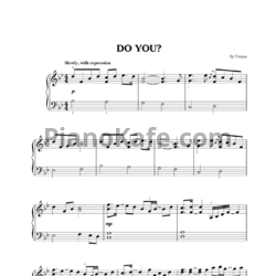 Ноты Yiruma - Do you? (Версия 2) - предпросмотр