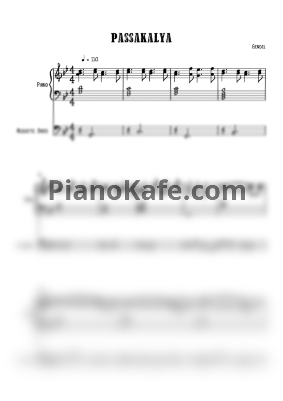 Ноты Jacques Loussier Trio - Passcaglia (Г. Гендель) - PianoKafe.com