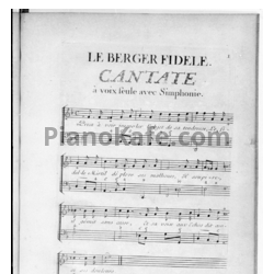 Ноты Жан-Филипп Рамо - Cantates Francaises - предпросмотр