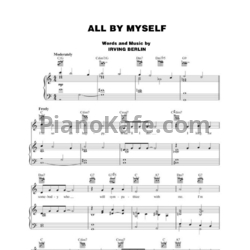 Ноты Irving Berlin - All by myself - предпросмотр