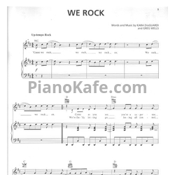 Ноты Kara DioGuardi, Greg Wells - We rock - предпросмотр