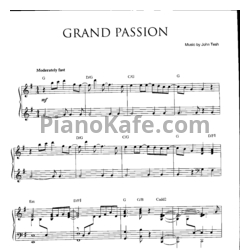 Ноты John Tesh - Grand passion - предпросмотр