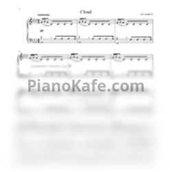 Ноты Ilya Beshevli - Cloud - предпросмотр