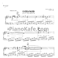 Ноты Guns'n'Roses - Estranged - предпросмотр