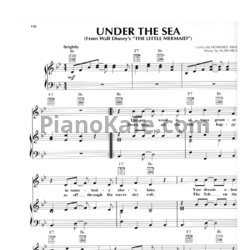 Ноты Alan Menken - Under the sea - предпросмотр