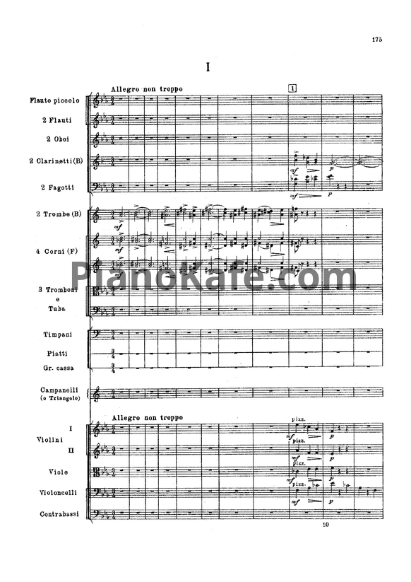 Ноты Николай Мясковский - Дивертисмент ми-бемоль мажор для симфонического оркестра (Op. 80) - PianoKafe.com