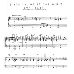 Ноты Billy AUSTIN and  Louis JORDAN - Is you is, or is you ain't