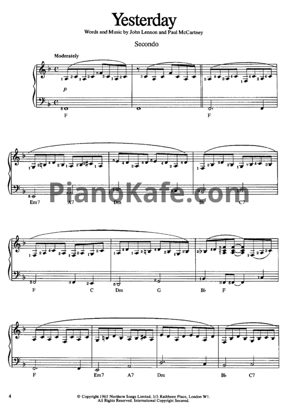 Ноты It's easy to play piano duets - PianoKafe.com